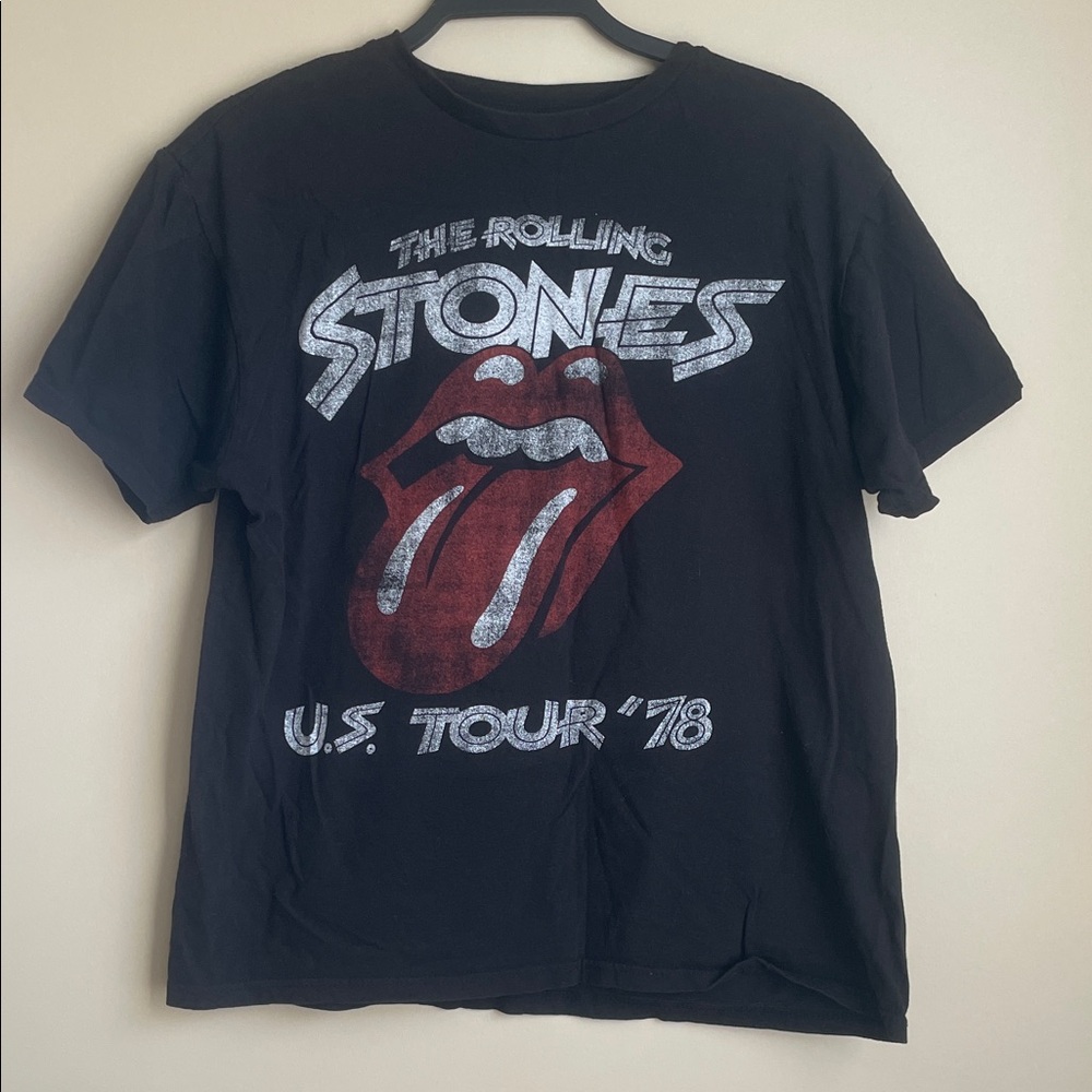 Rolling Stones Black Graphic T-Shirt Size M